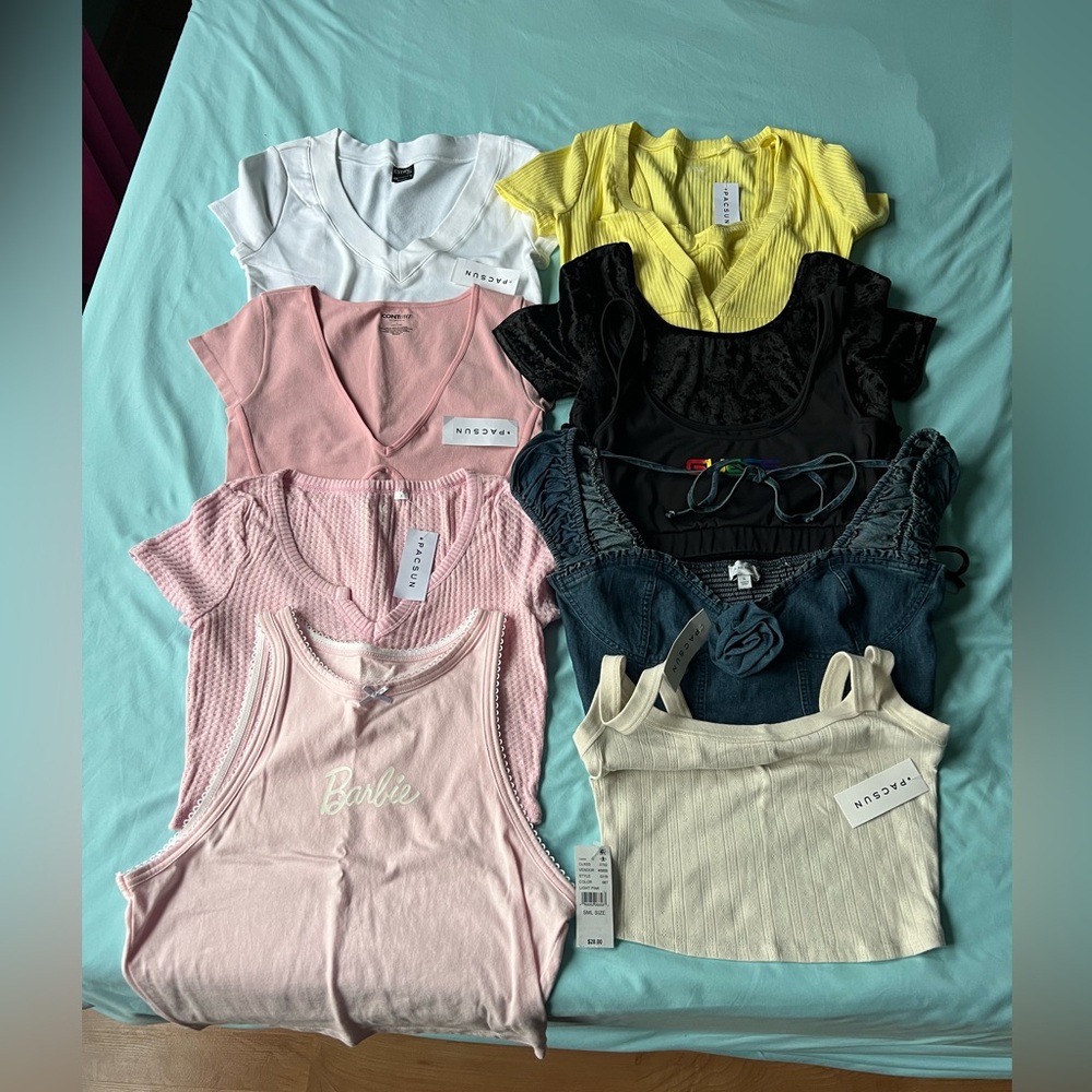 10 NWT Pacsun tops
